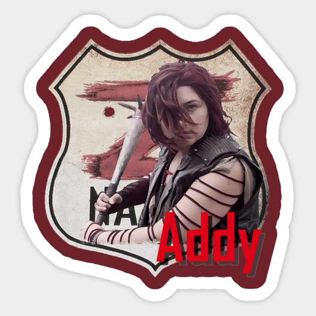 Z Nation - Addy Sticker by pasnthroo